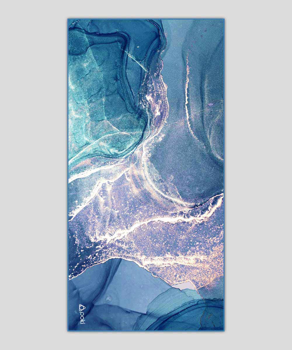 深藍熔岩快乾多用途毛巾