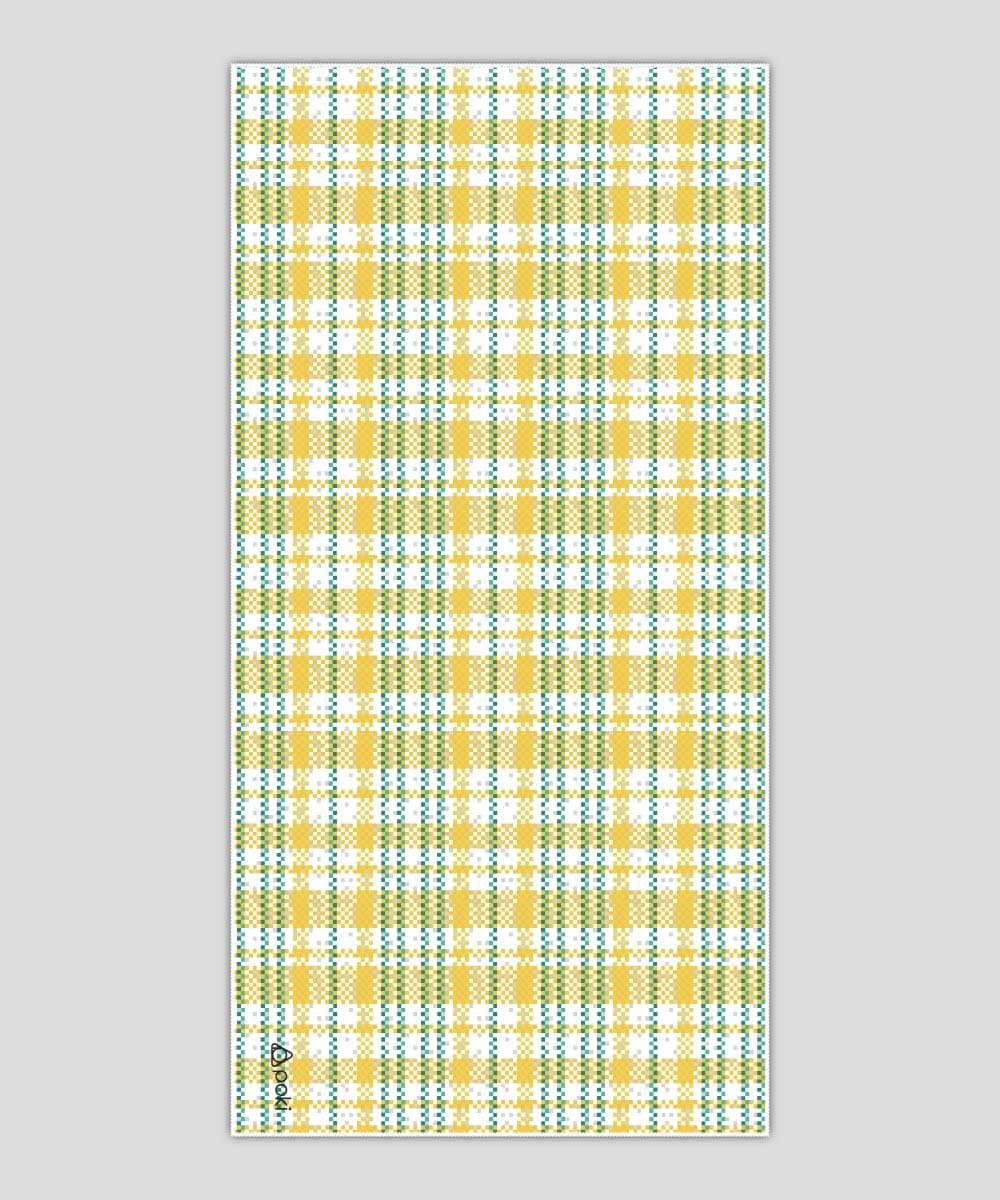 三色格紋快乾多用途毛巾