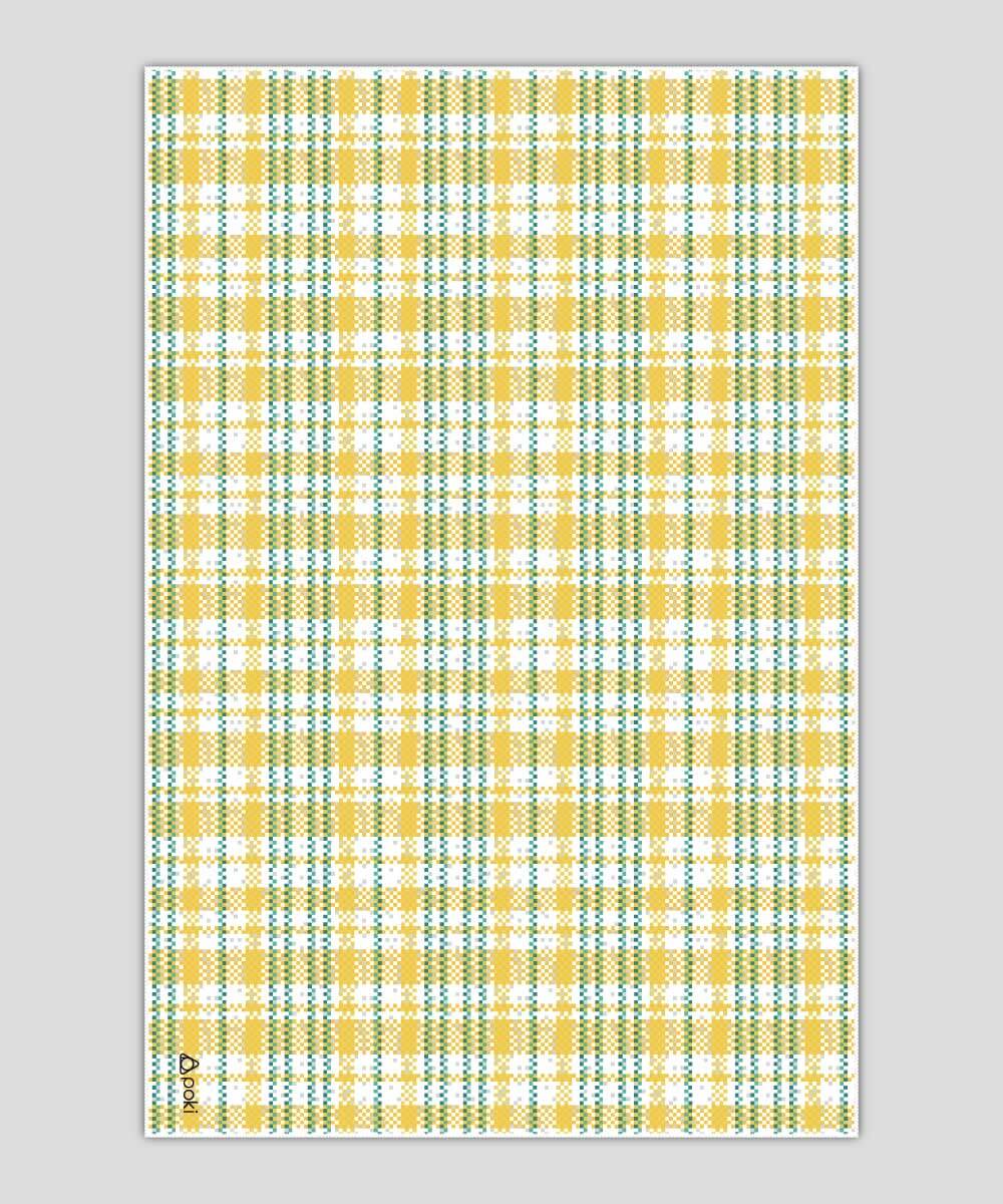 三色格紋快乾多用途毛巾