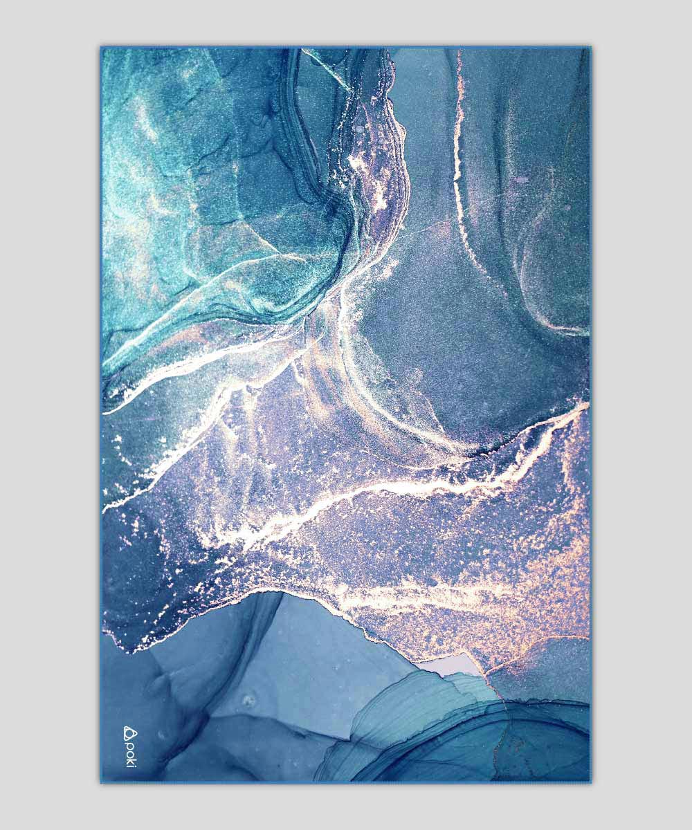 深藍熔岩快乾多用途毛巾