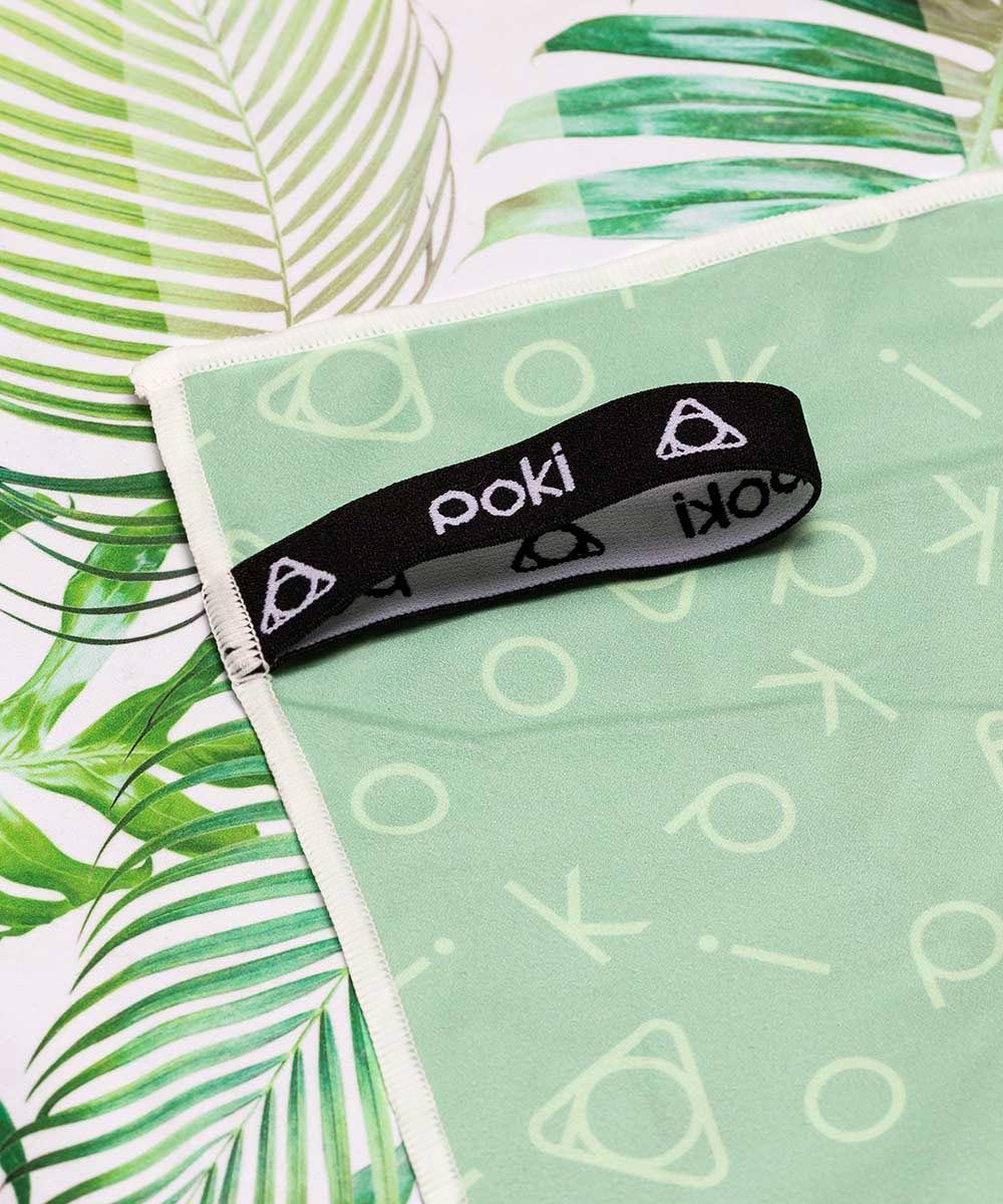 熱帶樹葉快乾多用途毛巾