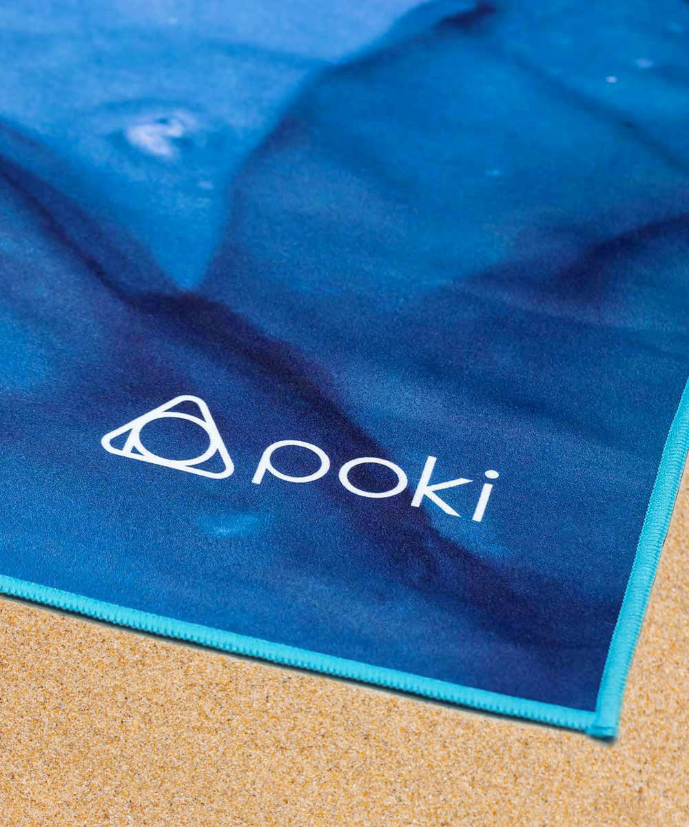 深藍熔岩快乾多用途毛巾