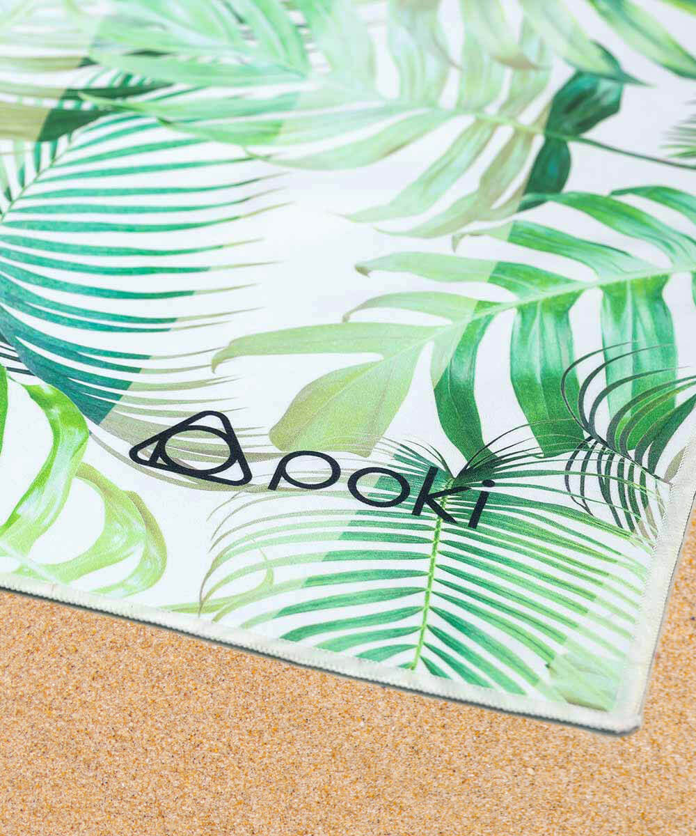 熱帶樹葉快乾多用途毛巾