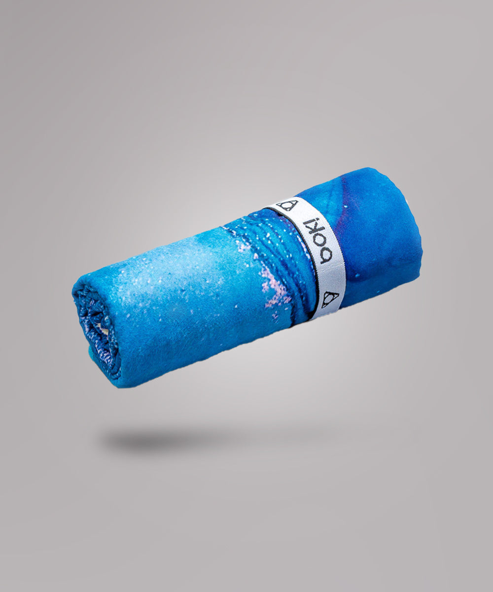 深藍熔岩快乾多用途毛巾