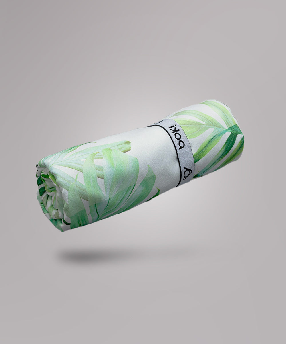 熱帶樹葉快乾多用途毛巾